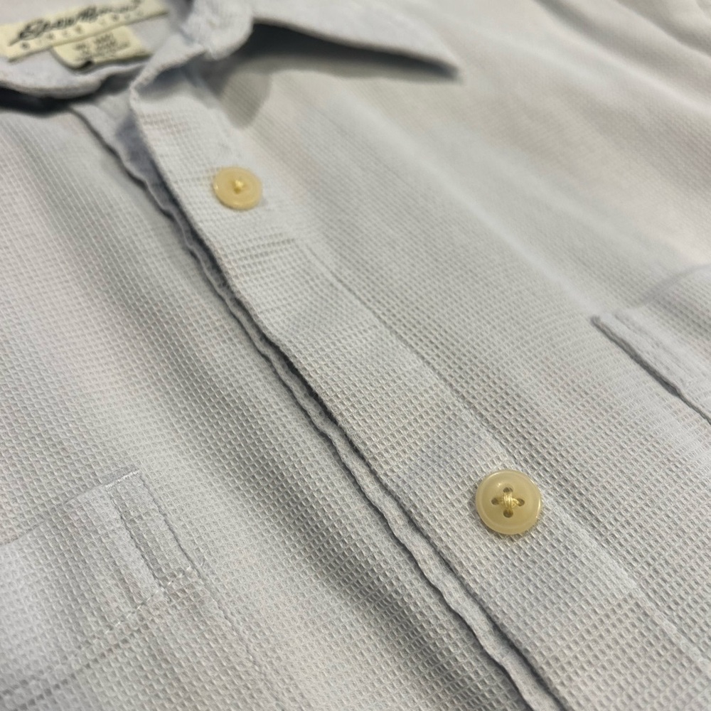 Light Blue Waffled Button Down - image 2